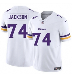 Men Minnesota Vikings 74 Donovan Jackson White 2025 Draft F U S E Vapor Untouchable Limited Stitched Jersey Men Minnesota Vikings 74 Donovan Jackson White 2025 Draft F U S E Vapor Untouchable Limited Stitched Jersey