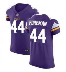 Men Nike Vikings #44 Chuck Foreman Purple Team Color Stitched NFL Vapor Untouchable Elite Jersey