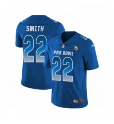Mens Nike Minnesota Vikings 22 Harrison Smith Limited Royal Blue NFC 2019 Pro Bowl NFL Jersey