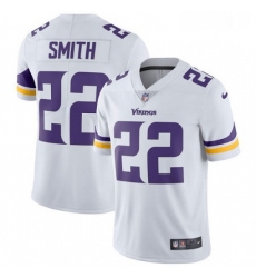 Mens Nike Minnesota Vikings 22 Harrison Smith White Vapor Untouchable Limited Player NFL Jersey