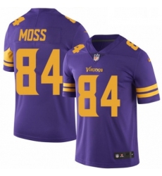 Mens Nike Minnesota Vikings 84 Randy Moss Limited Purple Rush Vapor Untouchable NFL Jersey