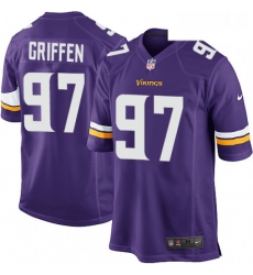 Mens Nike Minnesota Vikings 97 Everson Griffen Game Purple Team Color NFL Jersey
