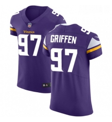 Mens Nike Minnesota Vikings 97 Everson Griffen Purple Team Color Vapor Untouchable Elite Player NFL Jersey