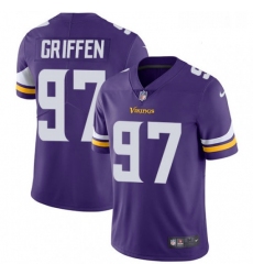 Mens Nike Minnesota Vikings 97 Everson Griffen Purple Team Color Vapor Untouchable Limited Player NFL Jersey