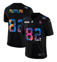 Minnesota Vikings 82 Kyle Rudolph Men Nike Multi Color Black 2020 NFL Crucial Catch Vapor Untouchable Limited Jersey