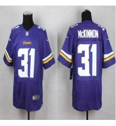 New Minnesota Vikings #31 Jerick McKinnon Purple Team Color Men Stitched NFL Elite jersey