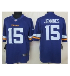 Nike Minnesota Vikings 15 Greg Jennings Purple Limited NFL Jersey