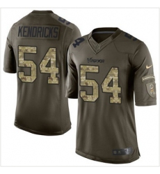 Nike Minnesota Vikings #54 Eric Kendricks Green Men 27s Stitched NFL Limited Salute to Service Jersey