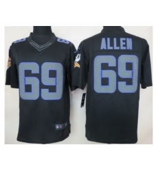 Nike Minnesota Vikings 69 Jared Allen Black Limited Impact NFL Jersey