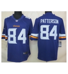 Nike Minnesota Vikings 84 Cordarrelle Patterson Purple Limited NFL Jersey