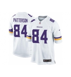 Nike Minnesota Vikings 84 Cordarrelle Patterson White Game NFL Jersey