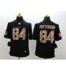 Nike Minnesota Vikings 84 Cordarrelle Patterson black Limited Salute to Service NFL Jersey