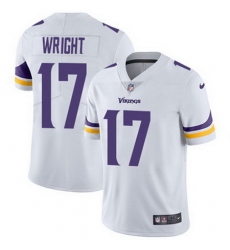 Nike Vikings #17 Kendall Wright White Mens Stitched NFL Vapor Untouchable Limited Jersey