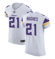 Nike Vikings #21 Mike Hughes White Mens Stitched NFL Vapor Untouchable Elite Jersey