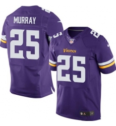 Nike Vikings #25 Latavius Murray Purple Team Color Men's Stitched NFL Elite Jersey