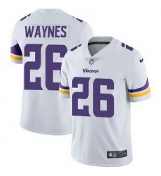 Nike Vikings #26 Trae Waynes White Mens Stitched NFL Vapor Untouchable Limited Jersey