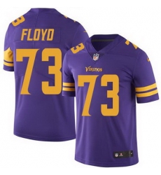 Nike Vikings #73 Sharrif Floyd Purple Mens Stitched NFL Limited Rush Jersey