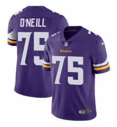 Nike Vikings #75 Brian O Neill Purple Team Color Mens Stitched NFL Vapor Untouchable Limited Jersey