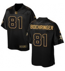Nike Vikings #81 Moritz Boehringer Black Mens Stitched NFL Elite Pro Line Gold Collection Jersey