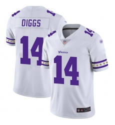 Vikings 14 Stefon Diggs White Mens Stitched Football Limited Team Logo Fashion Jersey