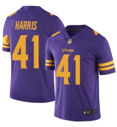Vikings 41 Anthony Harris Purple Men Stitched Football Limited Rush Jersey