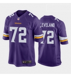 men ezra cleveland minnesota vikings purple game jersey