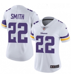 Womens Nike Minnesota Vikings 22 Harrison Smith White Vapor Untouchable Limited Player NFL Jersey