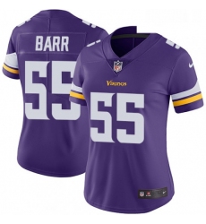 Womens Nike Minnesota Vikings 55 Anthony Barr Purple Team Color Vapor Untouchable Limited Player NFL Jersey