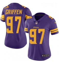 Womens Nike Minnesota Vikings 97 Everson Griffen Elite Purple Rush Vapor Untouchable NFL Jersey