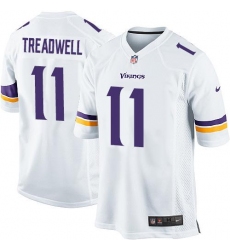 Nike Vikings #11 Laquon Treadwell White Youth Stitched NFL Elite Jersey