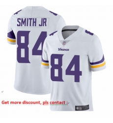 Vikings 84 Irv Smith Jr  White Youth Stitched Football Vapor Untouchable Limited Jersey
