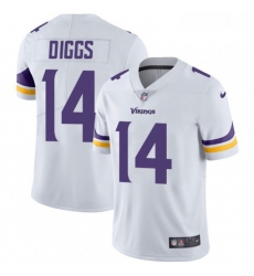 Youth Nike Minnesota Vikings 14 Stefon Diggs White Vapor Untouchable Limited Player NFL Jersey