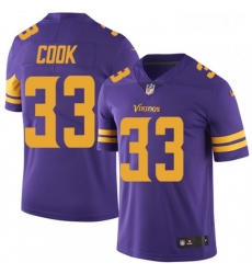 Youth Nike Minnesota Vikings 33 Dalvin Cook Limited Purple Rush Vapor Untouchable NFL Jersey