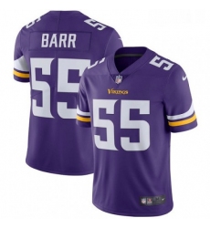 Youth Nike Minnesota Vikings 55 Anthony Barr Purple Team Color Vapor Untouchable Limited Player NFL Jersey