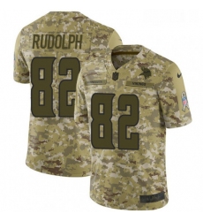 Youth Nike Minnesota Vikings 82 Kyle Rudolph Limited Camo 2018 Salute to Service NFL Jersey
