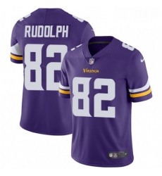 Youth Nike Minnesota Vikings 82 Kyle Rudolph Purple Team Color Vapor Untouchable Limited Player NFL Jersey