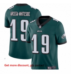 Eagles 19 JJ Arcega Whiteside Midnight Green Team Color Men Stitched Football Vapor Untouchable Limited Jersey