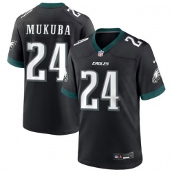 Men Philadelphia Eagles 24 Andrew MUKUBA Black Vapor Untouchable Limited Stitched Football Jersey