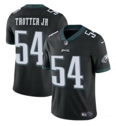 Men Philadelphia Eagles 54 Jeremiah Trotter Jr Black 2024 Draft Vapor Untouchable Limited Stitched Football Jersey