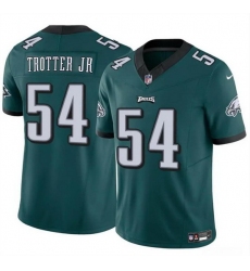 Men Philadelphia Eagles 54 Jeremiah Trotter Jr Green 2024 Draft F U S E Vapor Untouchable Limited Stitched Football Jersey