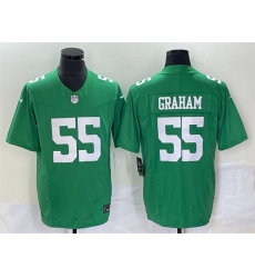 Men Philadelphia Eagles 55 Brandon Graham Green F U S E Vapor Untouchable Stitched Football Jersey