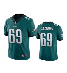 Men Philadelphia Eagles 69 Landon Dickerson Green Vapor Untouchable Limited Stitched Jersey