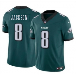 Men Philadelphia Eagles 8 Adoree 27 Jackson Green 2024 New F U S E  Vapor Untouchable Limited Stitched Football Jersey