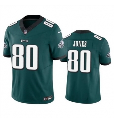 Men Philadelphia Eagles 80 Julio Jones Green 2023 F U S E  Vapor Untouchable Limited Stitched Football Jersey