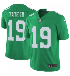 Mens Nike Philadelphia Eagles 19 Golden Tate III Limited Green Rush Vapor Untouchable NFL Jerse