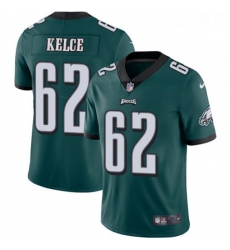 Mens Nike Philadelphia Eagles 62 Jason Kelce Midnight Green Team Color Vapor Untouchable Limited Player NFL Jersey