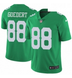 Mens Nike Philadelphia Eagles 88 Dallas Goedert Limited Green Rush Vapor Untouchable NFL Jersey