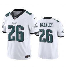 Men's Philadelphia Eagles #26 Saquon Barkley White 2023 F.U.S.E. Vapor Untouchable Limited Football Stitched Jersey