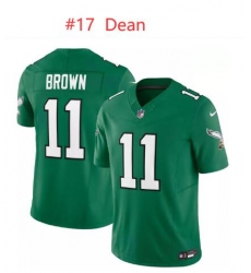 Men's Philadelphia Eagles Nakobe Dean #17 Nike Kelly Green Alternate Game Jersey
