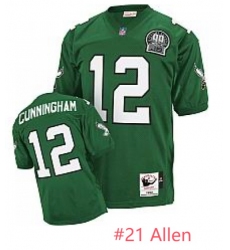 Mitchelland Ness Philadelphia Eagles 1992 Eric Allen #21 Throwback Team Color Jersey